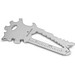 Geschenkartikel: ROMINOX® Key Tool Lion (22 Funktionen) im Motiv-Mäppchen Große Helden, silber