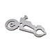 ROMINOX® Key Tool Motorbike / Motorrad (21 Funktionen) im Motiv-Mäppchen Osterhase, grün
