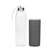 Glasflasche mit Hülle Pure, 0,7l, transparent