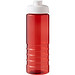 H2O Active® Eco Treble 750 ml Sportflasche mit Stülpdeckel & Trinkklappe, rot, weiß