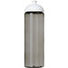 H2O Active® Eco Vibe 850 ml Sportflasche mit Stülpdeckel, kohle, weiß