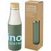 Hulan 540 ml Kupfer-Vakuum Isolierflasche mit Bambusdeckel, heather grün