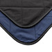 Impact Aware™ RPET faltbare, gesteppte Picknickdecke, schwarz