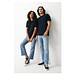 Iqoniq Kakadu relaxed T-Shirt aus recycelter Baumwolle, schwarz, M