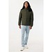 IQONIQ Maiko Herren Steppjacke aus recyceltem Polyester, khaki, XL