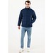 IQONIQ Maiko Herren Steppjacke aus recyceltem Polyester, navy blau, XL