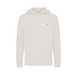 Iqoniq Rila Lightweight Hoodie aus recycelter Baumwolle, ivory white, XXXL