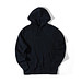 Iqoniq Rila Lightweight Hoodie aus recycelter Baumwolle, schwarz, M