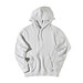 Iqoniq Rila Lightweight Hoodie aus recycelter Baumwolle, ungefärbte helles Grau, L