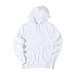 Iqoniq Rila Lightweight Hoodie aus recycelter Baumwolle, weiß, S