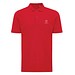 Iqoniq Yosemite Piqué-Poloshirt aus recycelter Baumwolle, rot, XXL