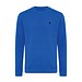 Iqoniq Zion Rundhals-Sweater aus recycelter Baumwolle, Königsblau, XL