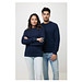Iqoniq Zion Rundhals-Sweater aus recycelter Baumwolle, navy blau, S