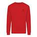 Iqoniq Zion Rundhals-Sweater aus recycelter Baumwolle, rot, S