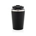 Java 350ml doppelwandiger Becher aus RCS recyceltem PP, schwarz