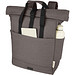 Joey 15 Zoll GRS Rolltop Laptop-Rucksack aus recyceltem Canvas 15 L, grau