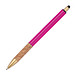 Kugelschreiber mit Korkgriffzone, pink