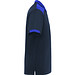 Kurzarm-Poloshirt Samurai in Farbkombination, XXXL, navy/royalblau