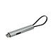 Ladekabel Connect, 4 in 1, silber