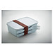 Lunchbox mit Besteck SUNDAY, Babyblau