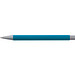 LANCE® Softtouch Metallkugelschreiber Abu-Dhabi, Beschläge silber matt, blaue Mine, hellblau