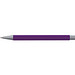 LANCE® Softtouch Metallkugelschreiber Abu-Dhabi, Beschläge silber matt, blaue Mine, violett
