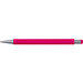 Metall-Druckkugelschreiber mit Touch-Funktion Salt Lake City, blaue Mine, pink