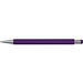 Metall-Druckkugelschreiber mit Touch-Funktion Salt Lake City, blaue Mine, violett