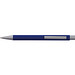 LANCE® Softtouch Metallkugelschreiber Abu-Dhabi, Beschläge silber matt, blaue Mine, blau