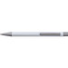 LANCE® Softtouch Metallkugelschreiber Abu-Dhabi, Beschläge silber matt,blaue Mine, weiß