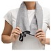 Mikrofaser Sport-Handtuch SPORTY,grau, schwarz