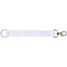 Mini Sublimation Schlüsselband mit Ring, weiss, 25mm