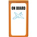 MiniKit Flugzeug, orange