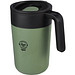 Nordia 400 ml doppelwandiger Becher aus Recyclingmaterial, heather grün