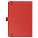 Notizbuch aus Bambus, rot