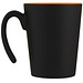 Oli 360 ml Keramikbecher mit Henkel, orange