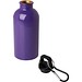 Oregon 400 ml RCS-zertifizierte, einwandige Trinkflasche aus Edelstahl mit Karabinerhaken, lila