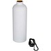 Oregon 750 ml matte RCS-zertifizierte, einwandige Trinkflasche aus recyceltem Edelstahl mit Karabinerhaken, weiss
