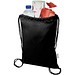 Oregon Blend 140 g/m² GRS-recycelter Turnbeutel 5 L, schwarz