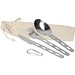 Outdoor-Besteck mit Karabiner RONA, silber