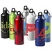 Aluminium-Trinkflasche mit Karabinerhaken, 800 ml, blau Aluminium-Trinkflasche mit Karabinerhaken, 800 ml, blau