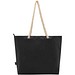 Panama Strandkühltasche mit Kordelgriffen aus recyceltem GRS-Material, 23L, schwarz