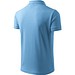 Polohemd Herren Pique Polo, S, azureblau