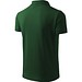 Polohemd Herren Pique Polo, S, flaschengrün