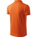 Polohemd Herren Pique Polo, S, orange