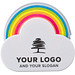 Regenbogen Klebeband-Spender, weiß