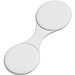 RFX™ M-10 Runder, reflektierender PVC-Magnet, klein, weiss