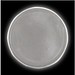 RFX™ S-09 Reflektierender, runder, mittelgroßer PVC-Aufkleber, weiss