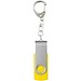Rotate mit Schlüsselanhänger USB-Stick, gelb, 4GB