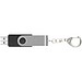 Rotate mit Schlüsselanhänger USB-Stick, schwarz, 1GB